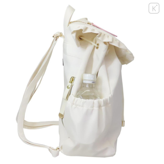 Japan Sanrio Outdoor Backpack - Kuromi & My Melody : My Melody 50th & Kuromi 20th Anniversary White - 3