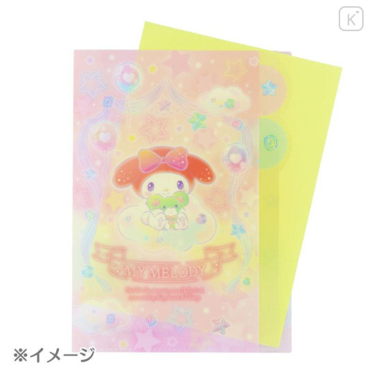 Japan Sanrio 5 Pockets A4 Clear File - My Melody : Dreamy - 6