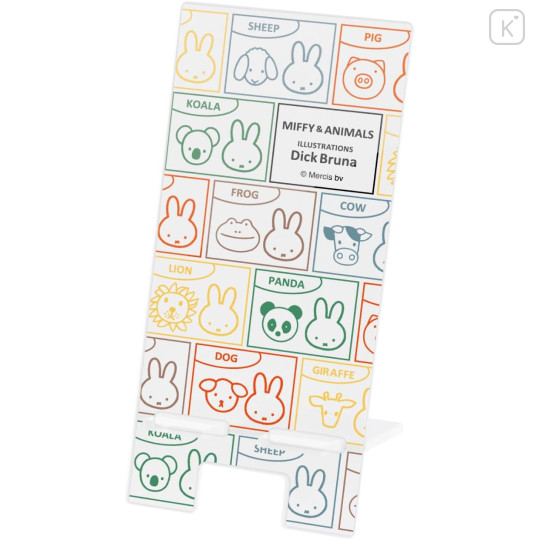 Japan Miffy Acrylic Smartphone Stand - Miffy&Animals - 2
