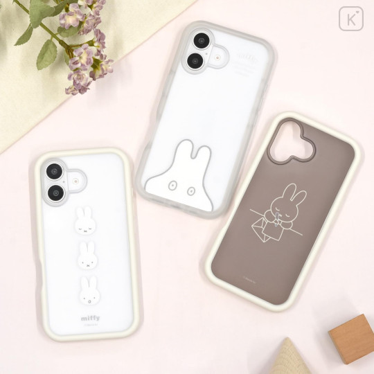 Japan Miffy Plump Frame iPhone 16 Case - Miffy : Playing Ghost - 6