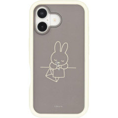 Japan Miffy Plump Frame iPhone 16 Case - Miffy : Letter