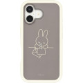 Japan Miffy Plump Frame iPhone Case - Miffy Letter : iPhone16 - 1