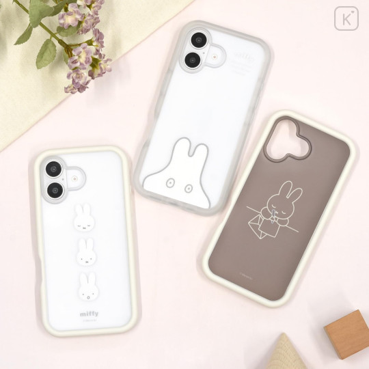 Japan Miffy Plump Frame iPhone Case - Miffy Letter : iPhone16 - 6