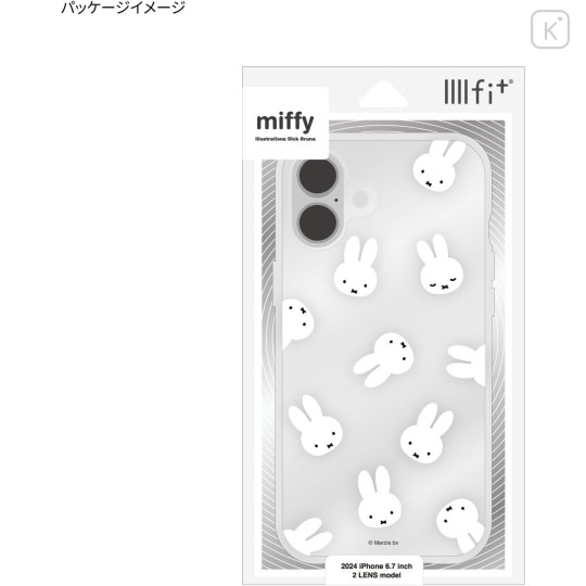 Japan Miffy IIIIfit Clear iPhone Case - Miffy : iPhone16 Plus - 6
