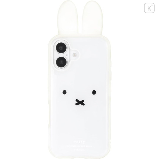 Japan Miffy IIIIfit Clear iPhone 16 Case - Miffy : Face - 1