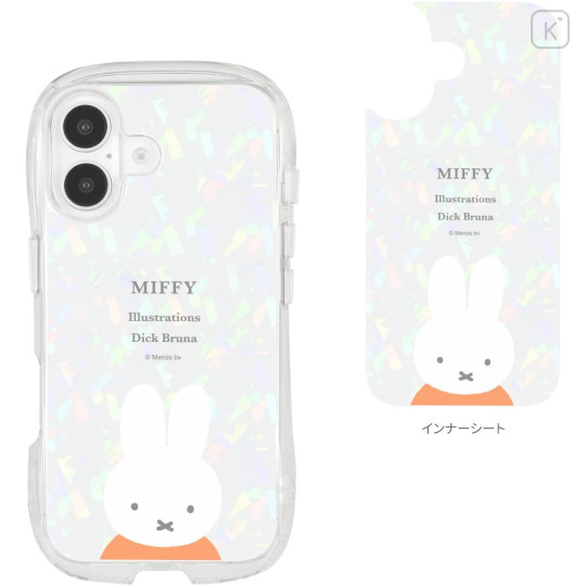 Japan Miffy Crystal Clear iPhone 16 Case - Miffy - 2