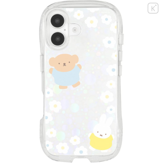 Japan Miffy Crystal Clear iPhone 16 Case - Boris & Miffy - 1