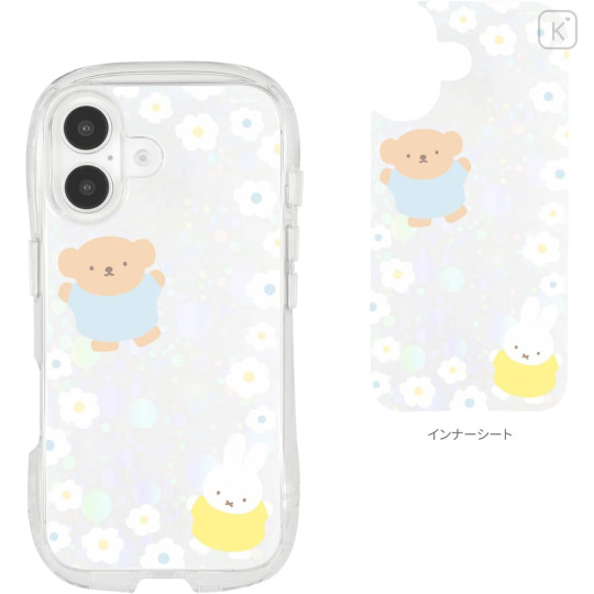 Japan Miffy Crystal Clear iPhone 16 Case - Boris & Miffy - 2