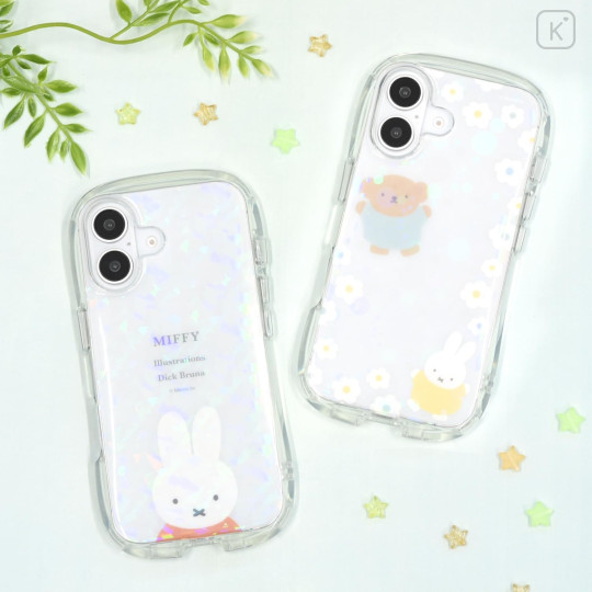 Japan Miffy Crystal Clear Case - Boris & Miffy : iPhone16 - 7