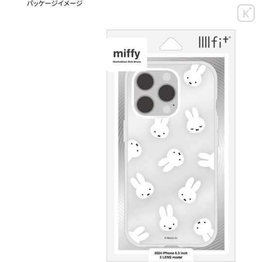 Japan Miffy IIIIfit Clear iPhone 16 Pro Case - Miffy - 6