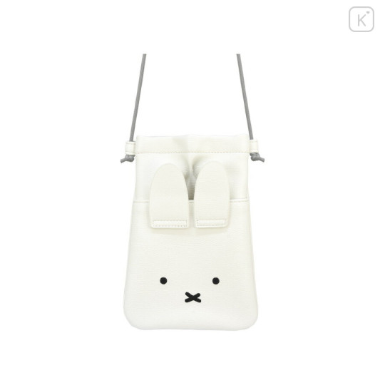 Japan Miffy Die-cut IIIIpocket Smartphone Pouch - Face - 2