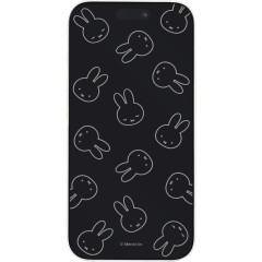Japan Miffy iPhone 16e / 16 / 15 / 15 Pro / 14 / 14 Pro / 13 / 13 Pro Glass Screen Protector - Miffy : All-over