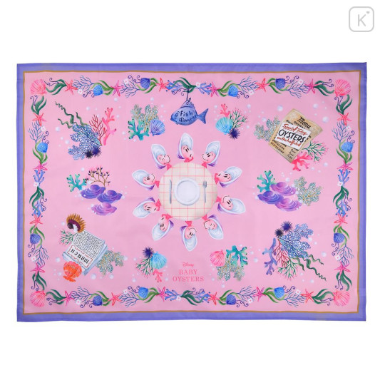 Japan Disney Store Picnic Blanket Leisure Sheet - Alice in Wonderland : Young Oyster Splendid Colors Compact - 1