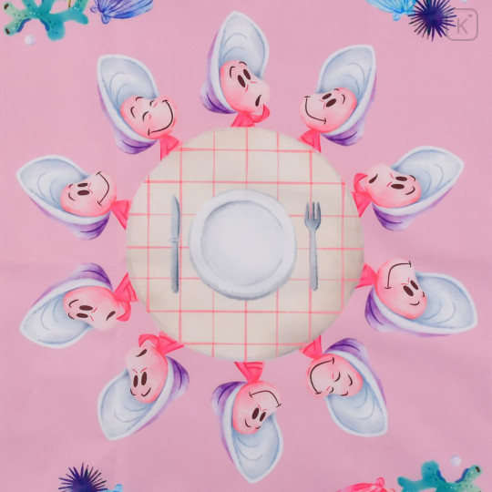 Japan Disney Store Picnic Blanket Leisure Sheet - Alice in Wonderland : Young Oyster Splendid Colors Compact - 5