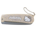 Japan Sanrio Folding Comb - Hello Kitty : Gogo Gal Collection Leopard - 1
