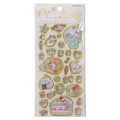 Japan Mogunyan Gold Foil Jewel Sticker - Cat Dessert Cake - 1