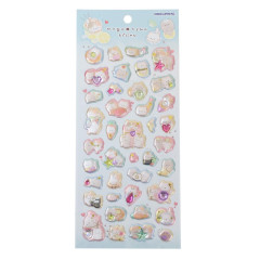 Japan Mognyan Pearl Jewel Sticker - Cat Sushi