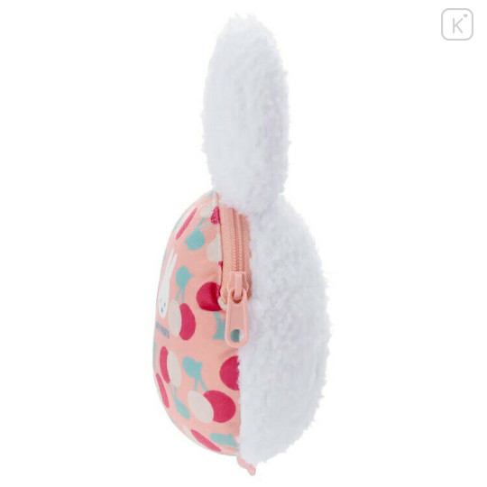 Japan Miffy Plush Pouch - Miffy Fruits : Cherry - 2