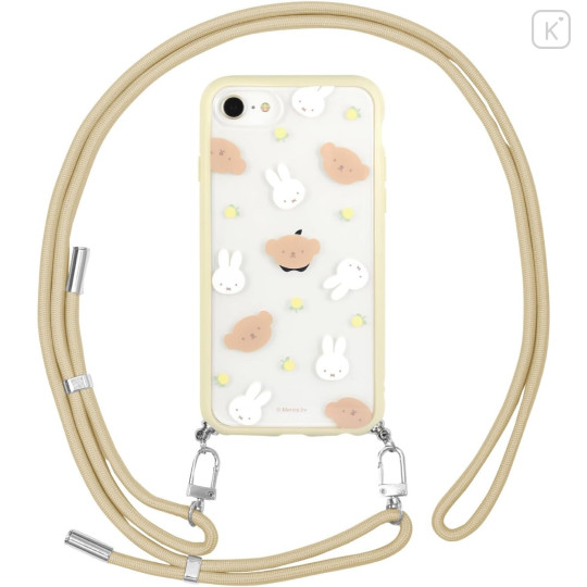 Japan Miffy IIIIfit Loop iPhone SE3 / SE2 / 8 / 7 / 6s / 6 Case - Boris & Miffy - 1