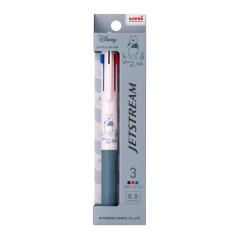 Japan Disney Jetstream New 3 Color Multi Ballpoint Pen - Pooh : White Light Pink