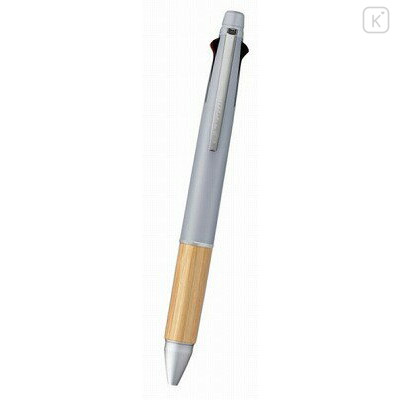 Japan Uni Jetstream 4&1 Bamboo Multi Ballpoint Pen + Mechanical Pencil - 0.5mm Blue Gray - 1