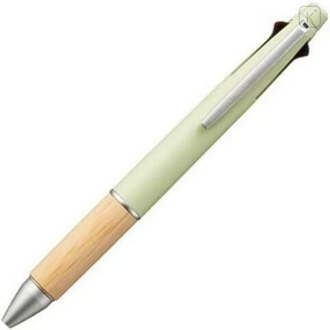 Japan Uni Jetstream 4&1 Bamboo Multi Ballpoint Pen + Mechanical Pencil - 0.5mm Green Citrus - 1