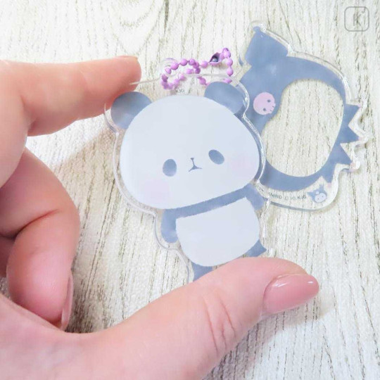 Japan Sanrio × Mochimochi Panda Acrylic Keychain - Kuromi : Dress Up - 2