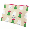 Japan Miffy Flat Pouch - Miffy : Fruits Pear Beige - 2