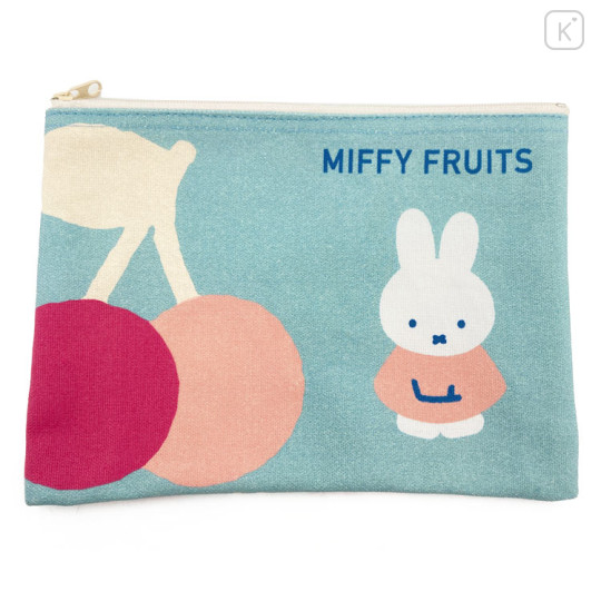 Japan Miffy Flat Pouch - Miffy : Fruits Cherry - 1