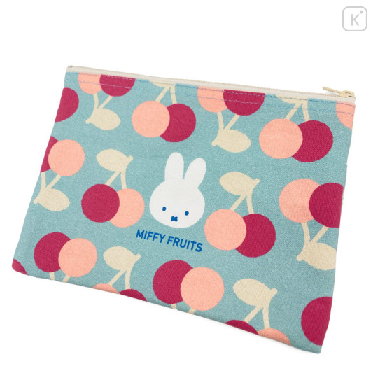 Japan Miffy Flat Pouch - Miffy : Fruits Cherry - 2
