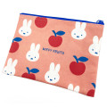Japan Miffy Flat Pouch - Miffy : Fruits Apple Pink - 2