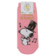 Japan Peanuts Socks - Snoopy : 75th Anniversary Music Pink