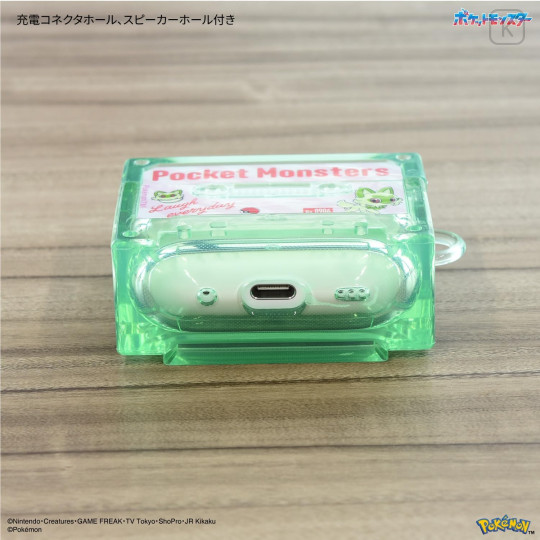 Japan Pokemon AirPods Pro 2 / Pro 1 Soft Case - Sprigatito : Cassette Tape - 4