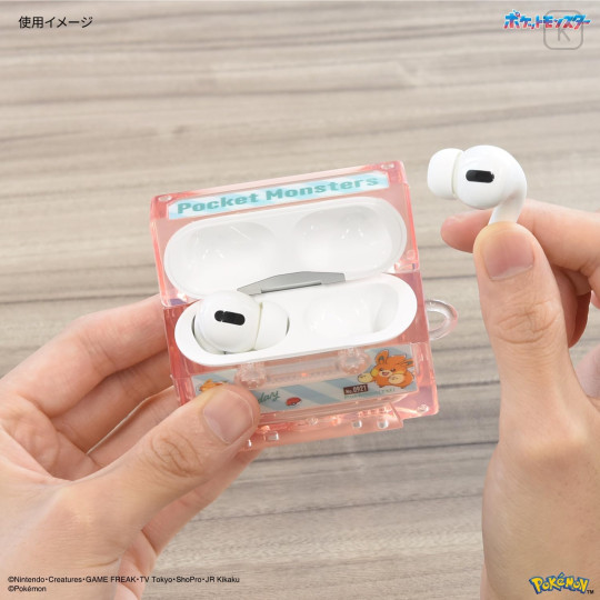 Japan Pokemon AirPods Pro 2 / Pro 1 Soft Case - Pawmi : Cassette Tape - 5