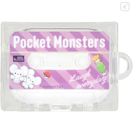 Japan Pokemon AirPods Pro 2 / Pro 1 Soft Case - Tandemaus : Cassette Tape - 1