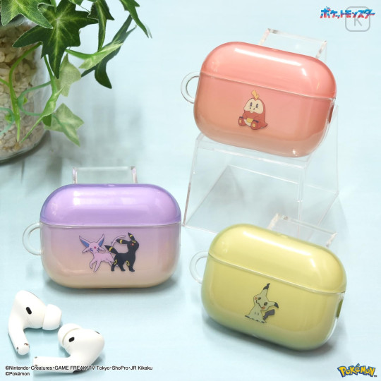 Japan Pokemon AirPods Pro 2 / Pro 1 Soft Case - Espeon & Umbreon - 6