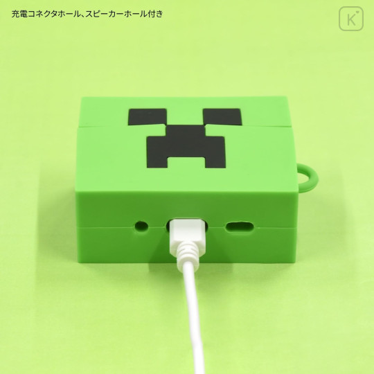 Japan Minecraft AirPods Pro 2 / Pro 1 Silicone Case - Creeper - 4