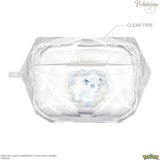 Japan Pokemon AirPods Pro 2 / Pro 1 Gem Case - Pocket Monster : Vulpix Alolan Form - 2