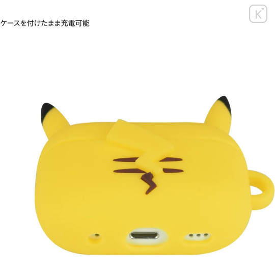 Japan Pokemon AirPods Pro 2 / Pro 1 Silicone Case - Pikachu - 4
