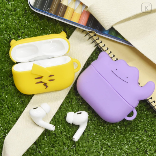 Japan Pokemon AirPods Pro 2 / Pro 1 Silicone Case - Pikachu - 7