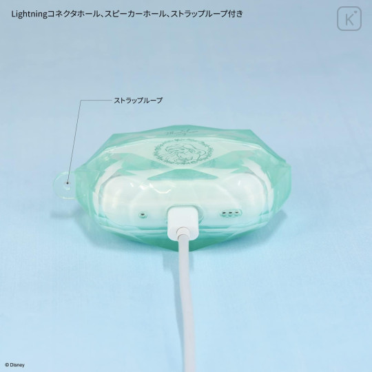 Japan Disney AirPods Pro 2 / Pro 1 Gem Case - Ariel - 4