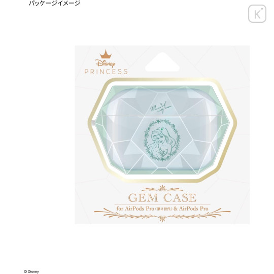 Japan Disney AirPods Pro 2 / Pro 1 Gem Case - Ariel - 7