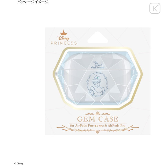 Japan Disney AirPods Pro 2 / Pro 1 Gem Case - Cinderella - 7