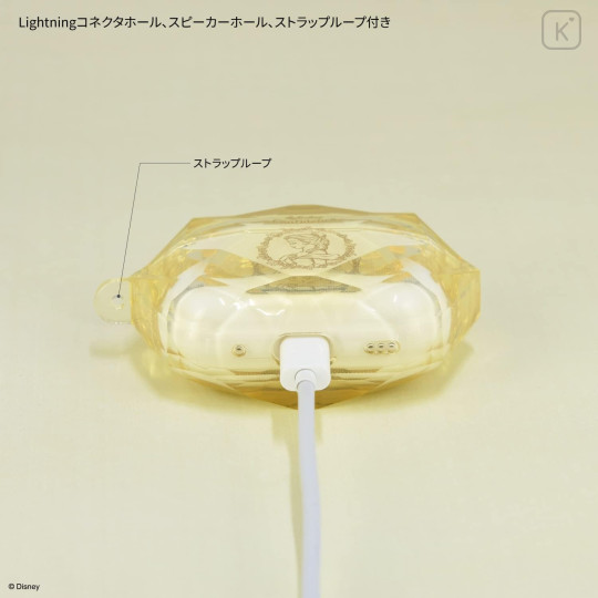 Japan Disney AirPods Pro 2 / Pro 1 Gem Case - Belle - 4
