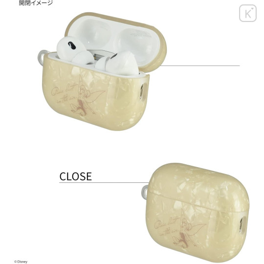 Japan Disney AirPods Pro 2 / Pro 1 Soft Case - Tinker Bell : Shell Type - 3