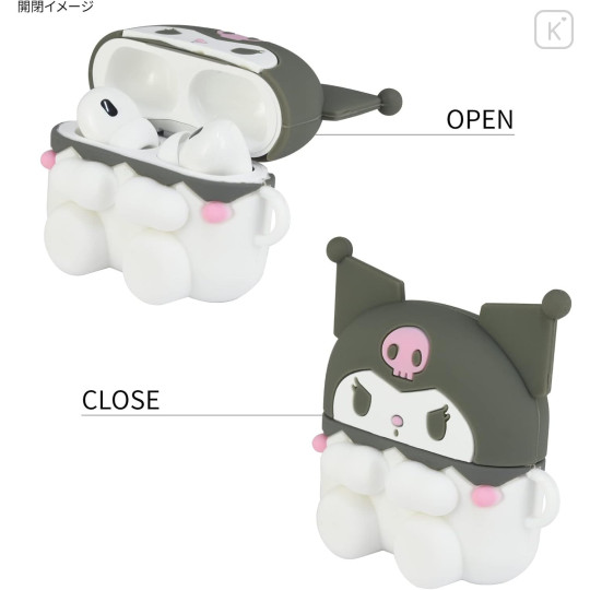Japan Sanrio AirPods Pro 2 / Pro 1 Silicone Case - Kuromi - 3