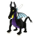 Japan Tokyo Disney Resort Shoulder Plush Toy & Keychain - Sleeping Beauty : Villain Maleficent Dragon - 1