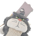 Japan Disney Store Fluffy Pochette Shoulder Crossbody Bag - Cinderella Lucifer - 6