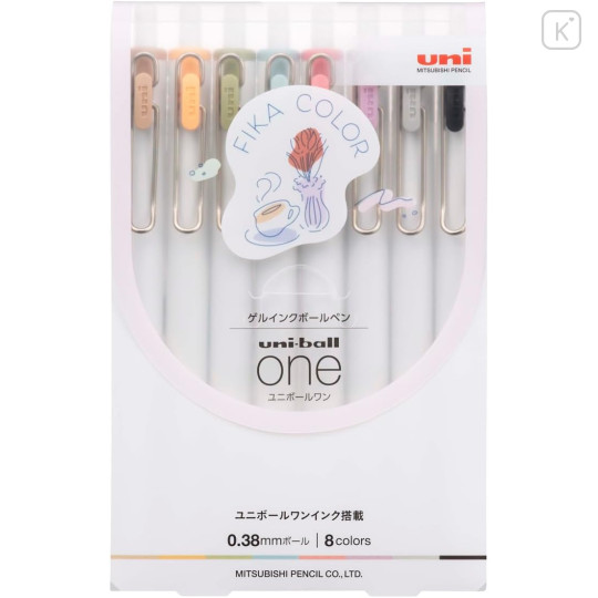 Japan Uni-ball One Gel Pen Set - Fika Color - 1