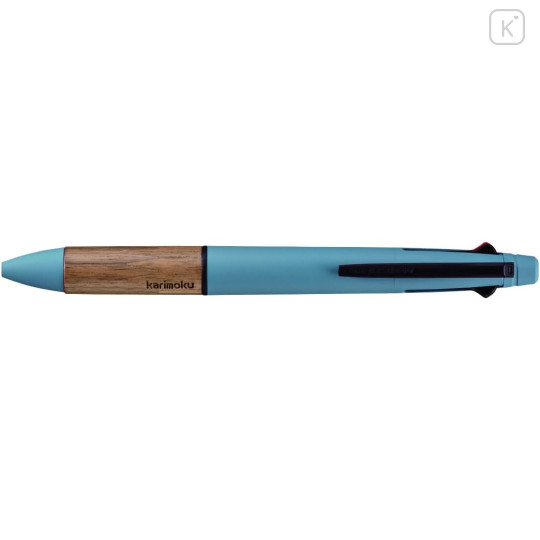 Japan Uni Jetstream 4&1 Multi Ballpoint Pen + Mechanical Pencil - 0.5mm Karimoku Steel Blue - 2
